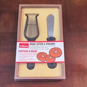 Bagel Cutter and Spreader New Sealed